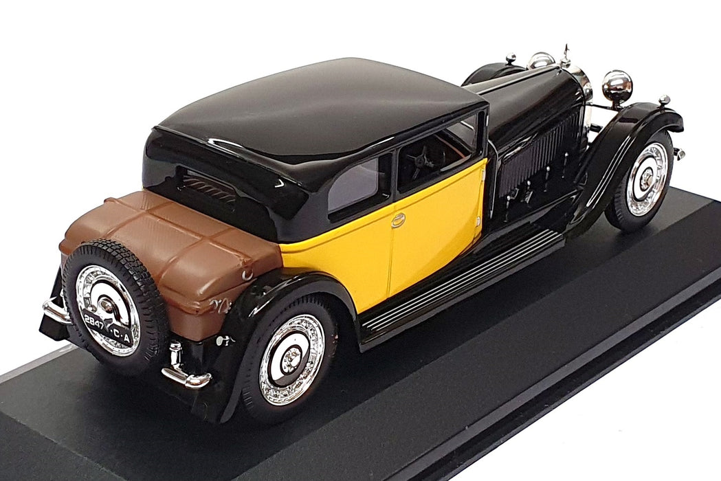 Altaya 1/43 Scale 1929BR 1929 Bugatti Type 41 Coach Royale Weymann Black/Yellow