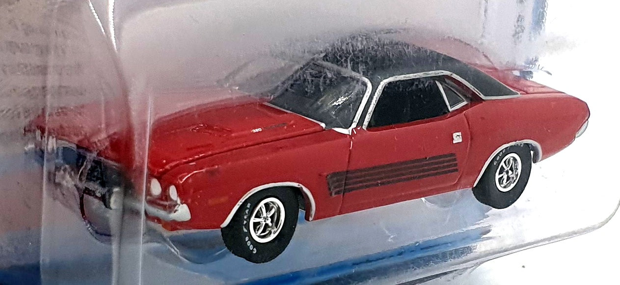 Auto World 1/64 Scale AW64382 - 1974 Dodge Challenger Rally - Red