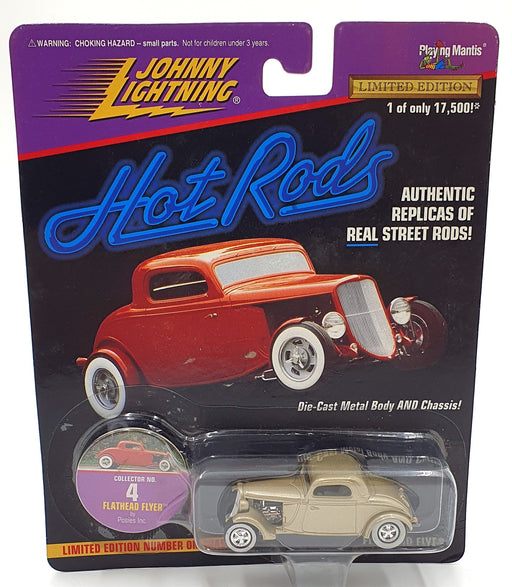 Johnny Lightning 1/64 Scale 441-04 Hot Rods Collector #4 Flathead Flyer - Gold