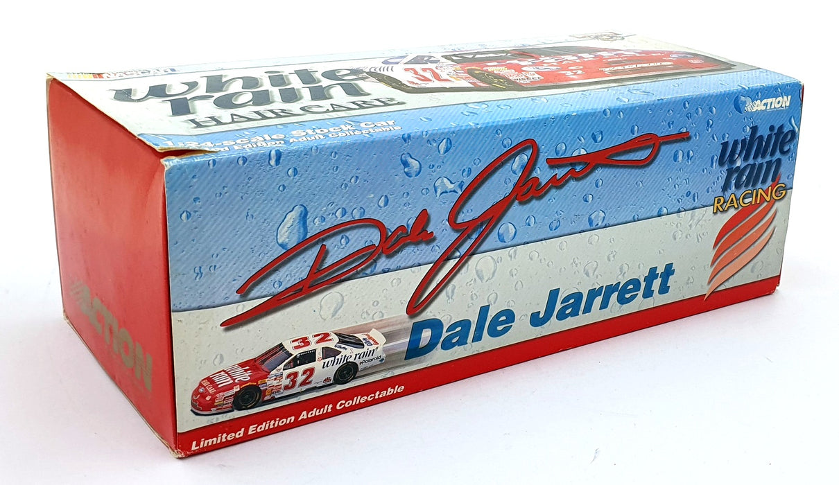 Action 1/24 Scale Diecast C249835041 - 1998 Ford Taurus #32 White Rain - Jarrett