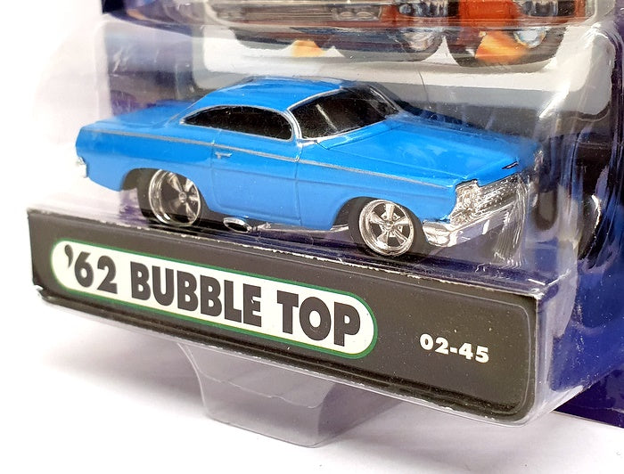 Muscle Machines 1/64 Scale 71151 02-45 - 1962 Chevrolet Bubble Top - Blue