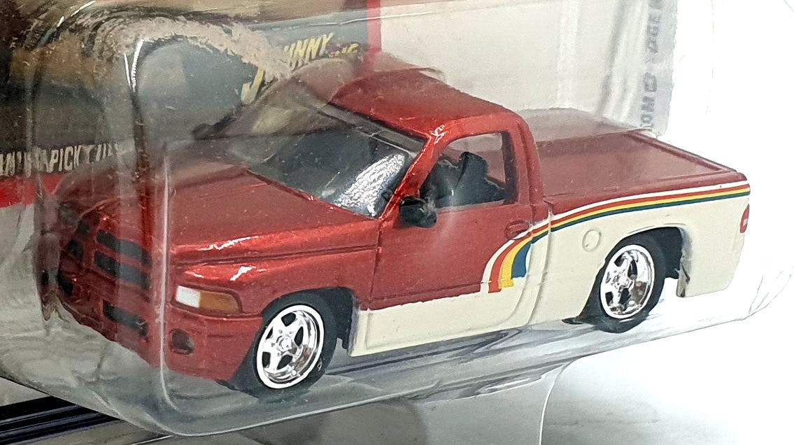 Johnny Lightning 1/64 Scale JL 239-01 - 1994 Custom Ddge Ram  Pick Up Truck
