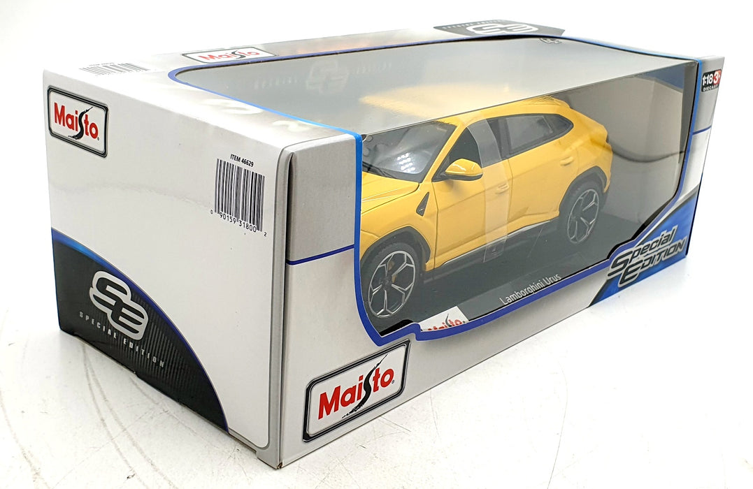 Maisto 1/18 Scale Diecast 46629 - Lamborghini Urus - Yellow
