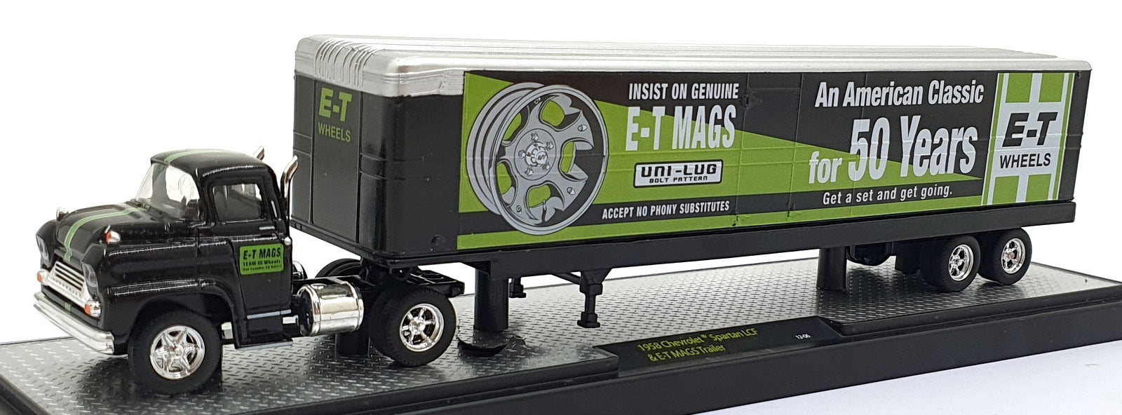 Castline M2 Machines 1/64 Scale 12-06 - 1958 Chevrolet Spartan LCF and Trailer