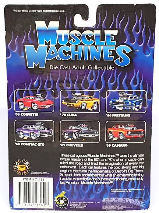 Muscle Machines 1/64 Scale 71161 02-05 - 2000 Chrysler PT Cruiser - Yellow