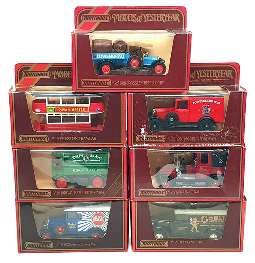 Matchbox SET047 - Set Of 7 Diecast Models Ford, GMC, Morris Etc.