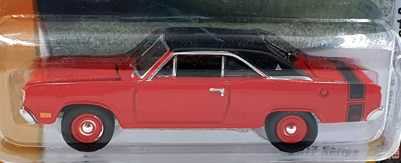 Johnny Lightning 1/64 Scale JLMC011 - 1969 Dodge Dart Swinger - Bright Red