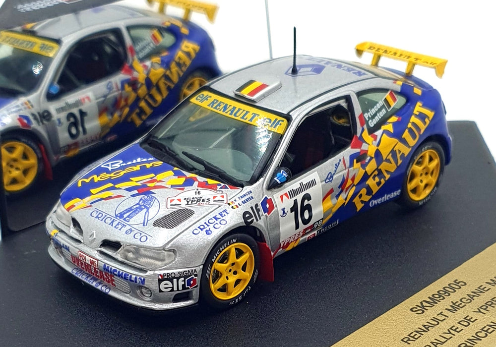 Skid 1/43 Scale SKM99005 - Renault Megane Maxi #16 Ypres Rally 1998