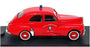 Verem 1/43 Scale 247 - Peugeot 203 Sedan Fire Saint Brieuc - Red