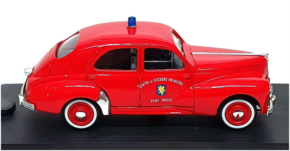 Verem 1/43 Scale 247 - Peugeot 203 Sedan Fire Saint Brieuc - Red