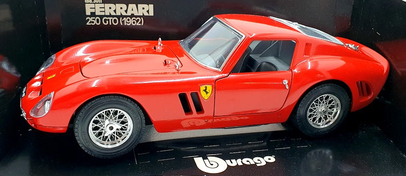 Burago 1/18 Scale Diecast 3011 - 1962 Ferrari 250 GTO - Red