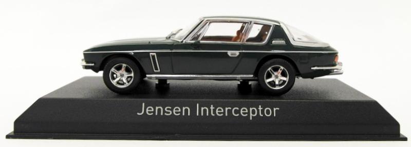 Norev 1/43 Scale Diecast 270250 - 1976 Jensen Interceptor - Dark Green