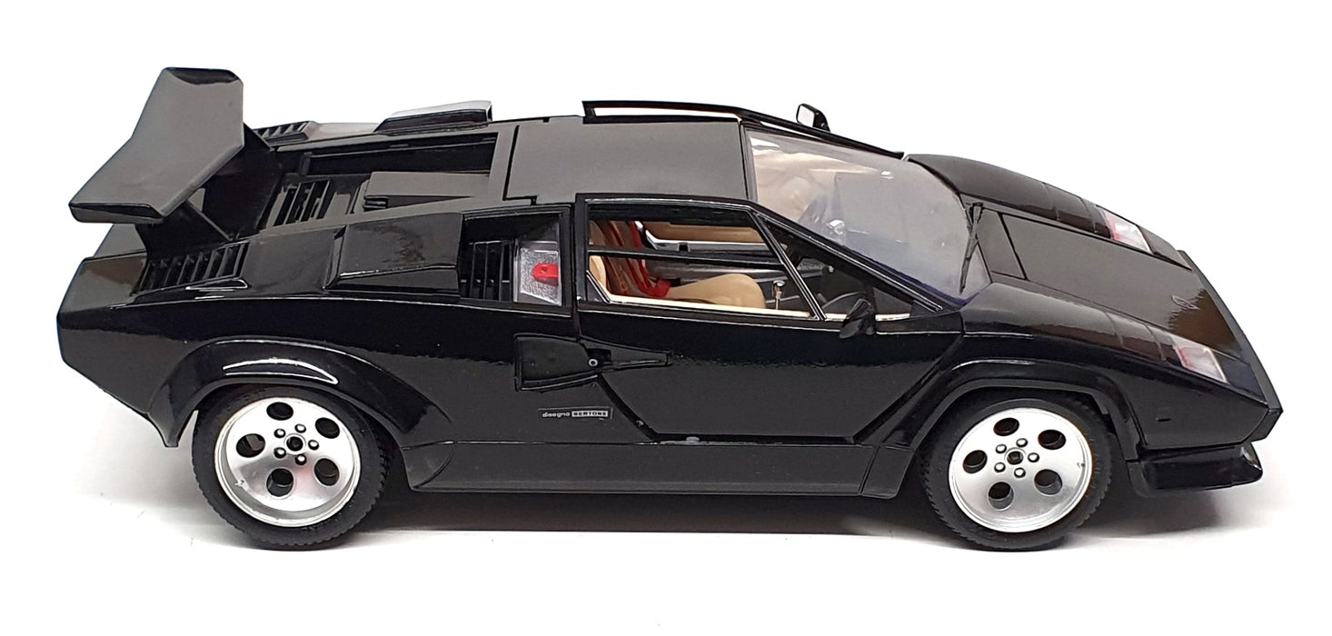 Burago 1/18 Scale Diecast 3037 - 1988 Lamborghini Countach - Black