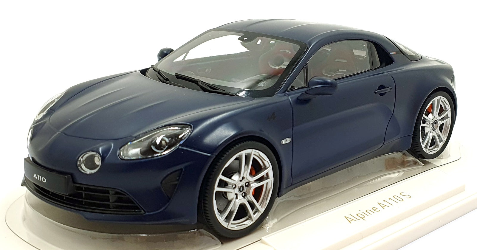 Norev 1/18 Scale Diecast 185444 - 2025 Alpine A110S - Mat. Storm Blue