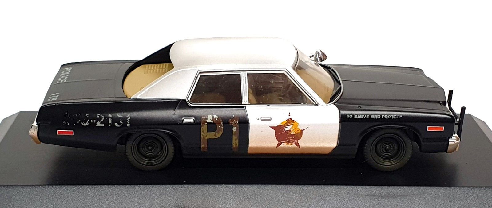 Greenlight 1/43 Scale 86421 - The Blues Brothers 1974 Dodge Monaco Bluesmobile