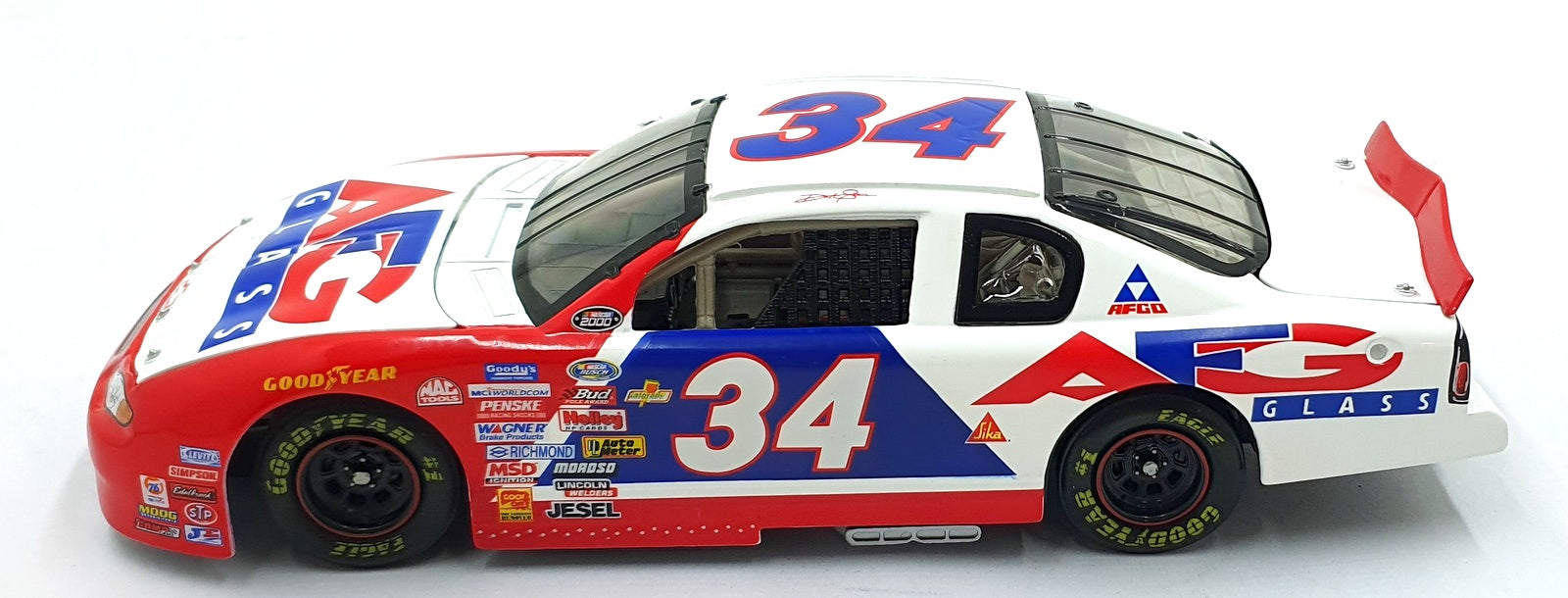 Action 1/24 Scale 11055 - 2000 Chevrolet Monte Carlo #34 NASCAR - Green