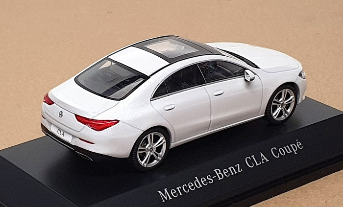 Spark 1/43 Scale B6 696 0470 - Mercedes Benz CLA Coupe - Digital White