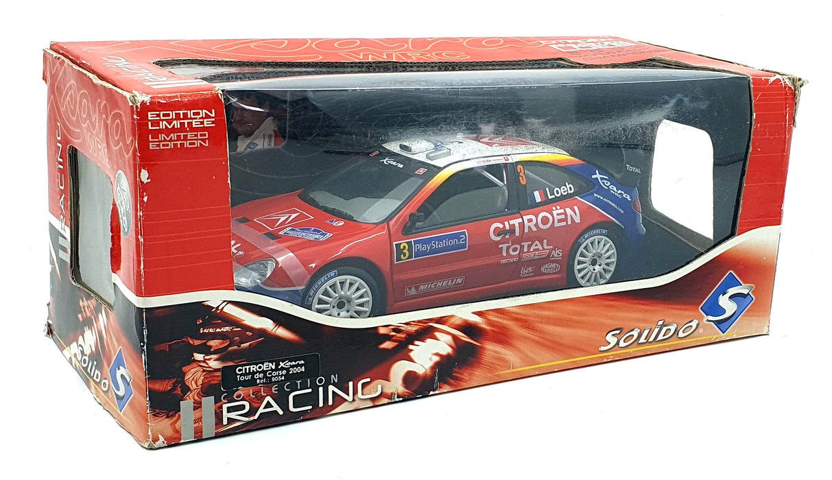 Solido 1/18 Scale Diecast 9054 - Citroen Xsara T.D.Corse 2004 S.Loeb #3