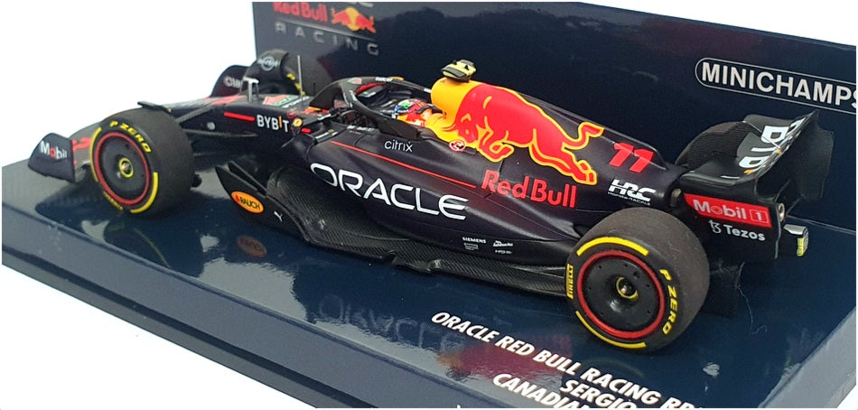 Minichamps 1/43 Scale 417 220911 - F1 Red Bull RB18 Canadian GP 2022 Perez
