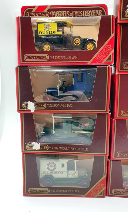 Matchbox Models Of Yesteryear MBSET13B - Collection Of 13 Assorted Vans