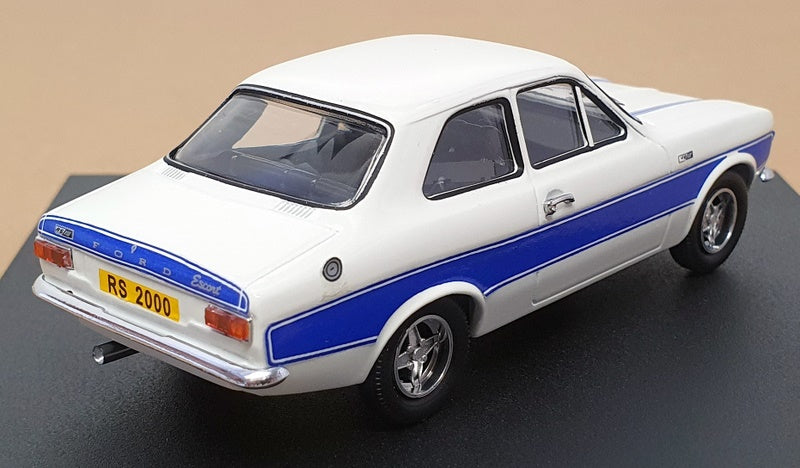 Trofeu 1/43 Scale 510 - 1973 Ford Escort RS 2000 LHD - White/Blue