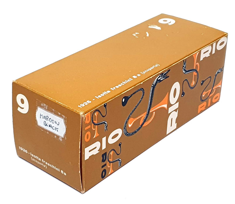 Rio 1/43 Scale No. 9 - 1926 Isotta Fraschini 8a Scoperta - Maroon/Black