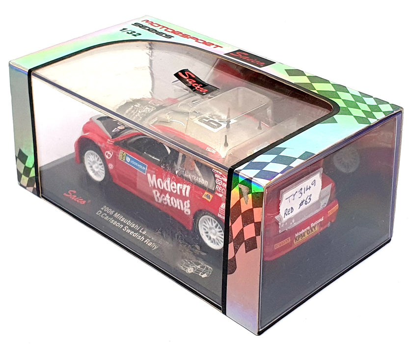 Saico 1/32 Scale TY3149 - 2006 Mitsubishi Lancer WRC #63 Swedish Rally Carlsson