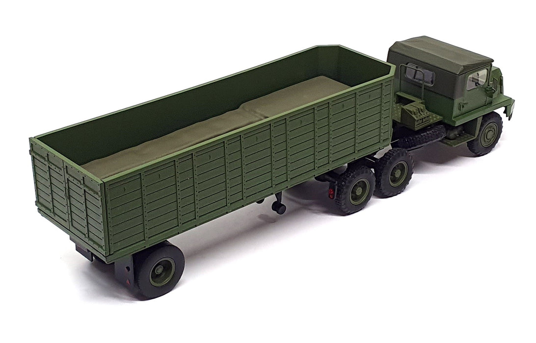 Altaya 1/43 Scale 4199 - Berliet TBC 8 KT Military Truck & Trailer - Green