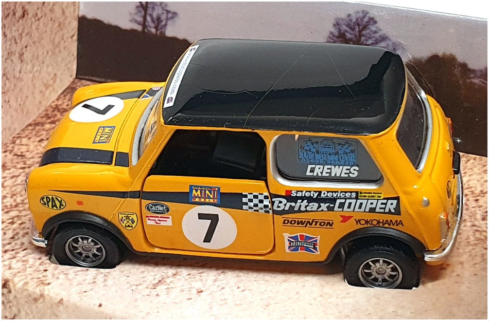Corgi 1/36 Scale 04430 - Mighty Minis Racing #7 Peter Crewes - Yellow/Black