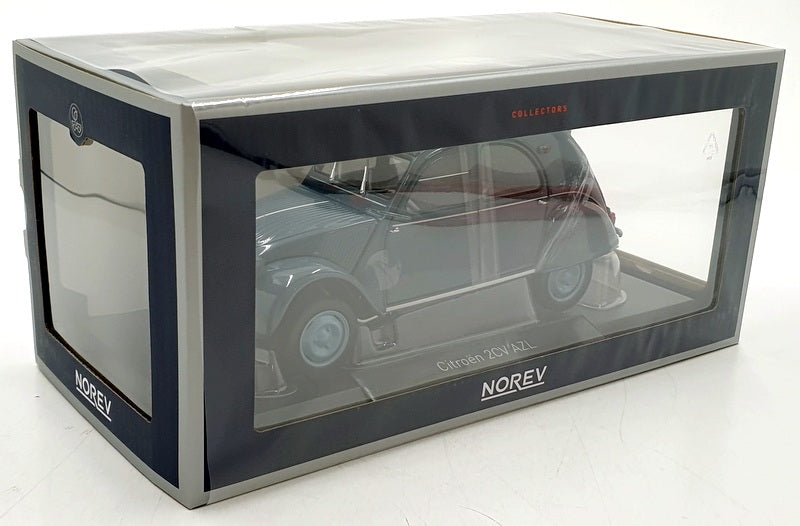 Norev 1/18 Scale Diecast 181485 - Citroen 2CV AZL 1959 - Glacier Blue