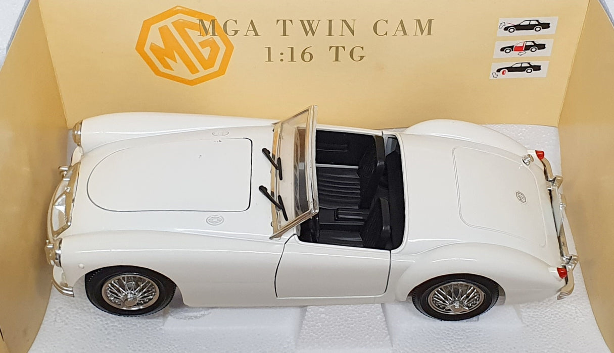 Tonka Polistil 1/16 Scale Diecast 01111 - MG MGA Twin Cam - White