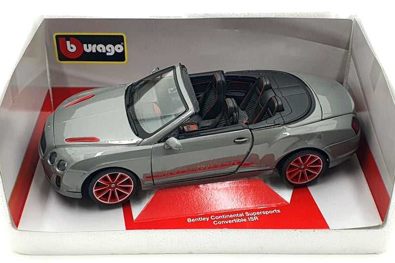 Burago 1/18 Scale Diecast 18-11035 - Bentley Continental Supersports Grey