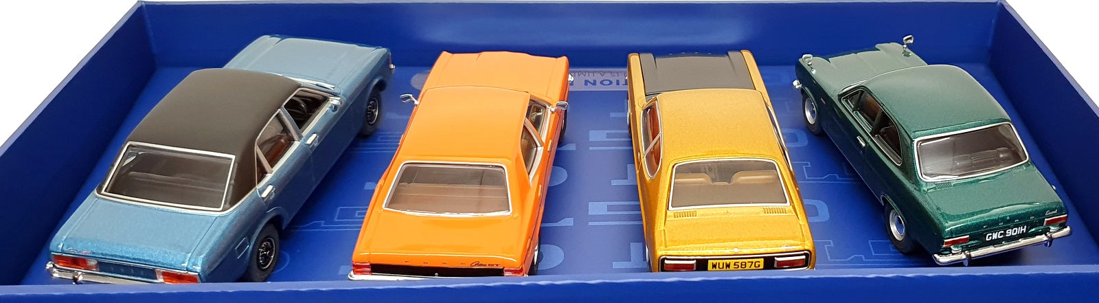 Corgi 1/43 Scale 4 Piece Set VC01402 - Ford GT Collection LE 1000