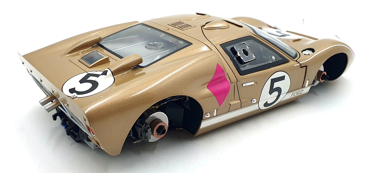 GMP 1/12 Scale Diecast G1201317 - Ford GT 1966 MKII Holman Moody #5 gold