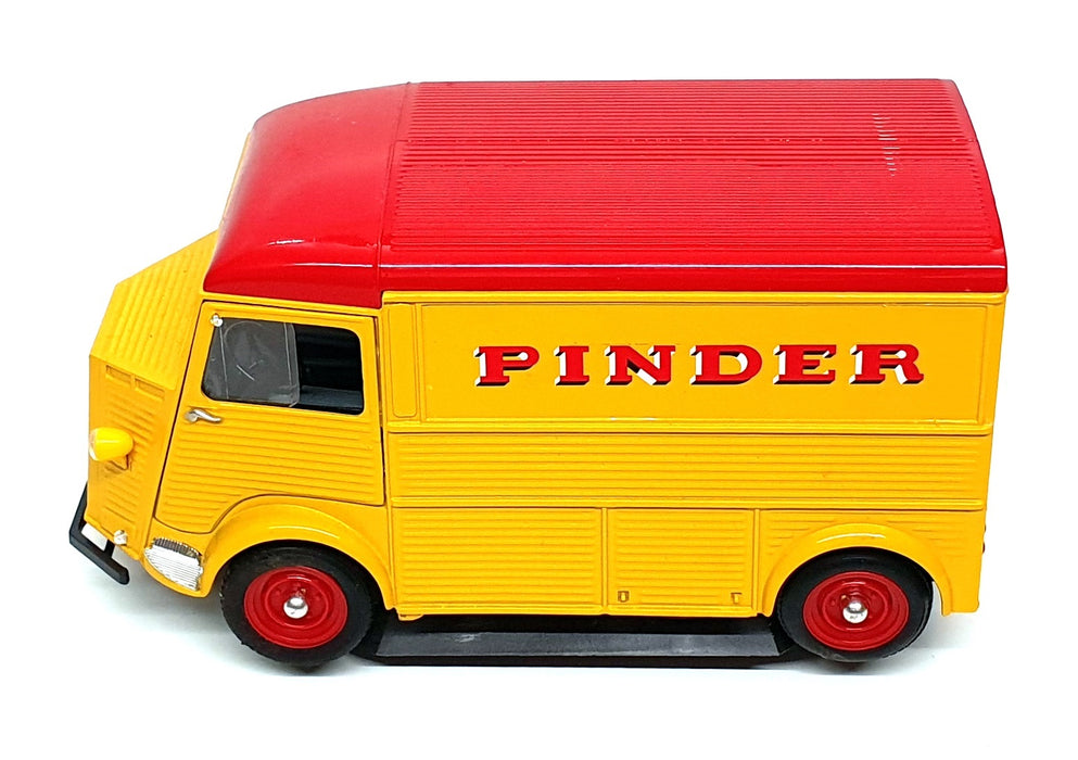 Solido 1/18 Scale 17626P - Citroen Type H Van Pinder Circus - Yellow/Red