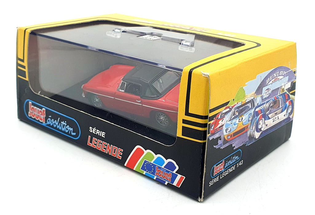 Jouef Evolution 1/43 Scale Diecast 1055 - MG MGB MK II Soft-Top - Red/Black