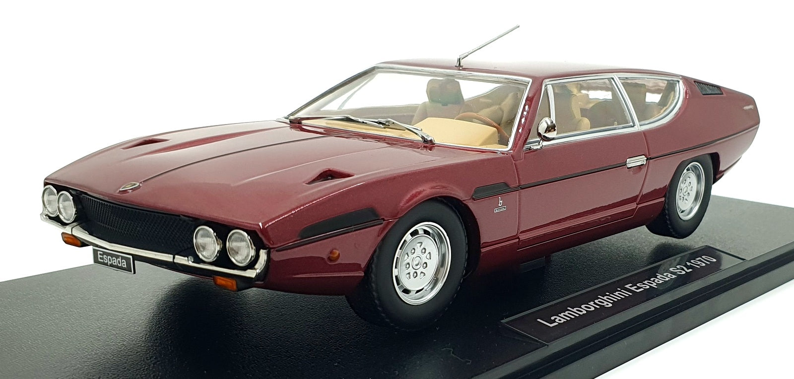KK Scale 1/18 Scale Diecast KKDC181402 - 1970 Lamborghini Espada S2 - Met. Red