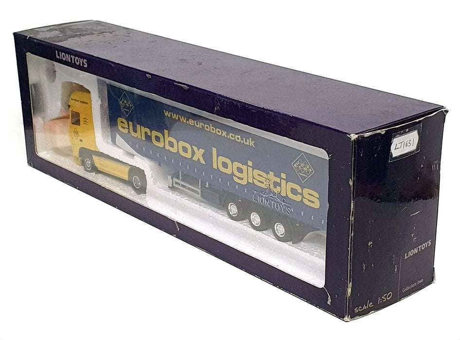 Lion Toys 1/50 Scale LT1631 - DAF XF Artic Curtainside "Eurobox Logistics"