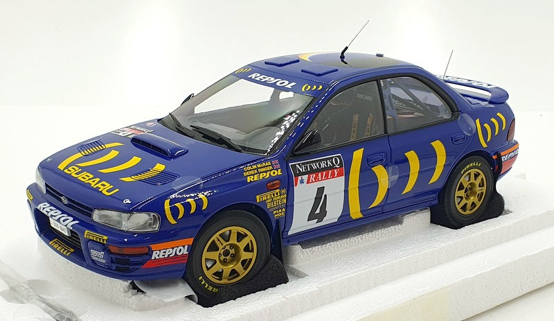 Kyosho 1/18 Scale Diecast 08962A - Subaru Impreza 1994 RAC #4 C.McRae