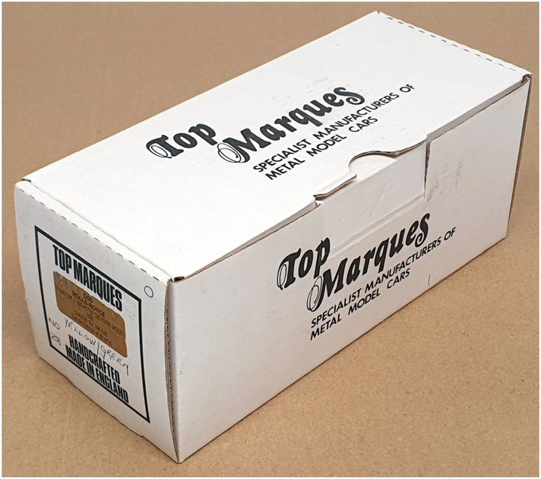 Top Marques 1/43 Scale GS5 - 1932 Rolls Royce Phantom II - Yellow/Green