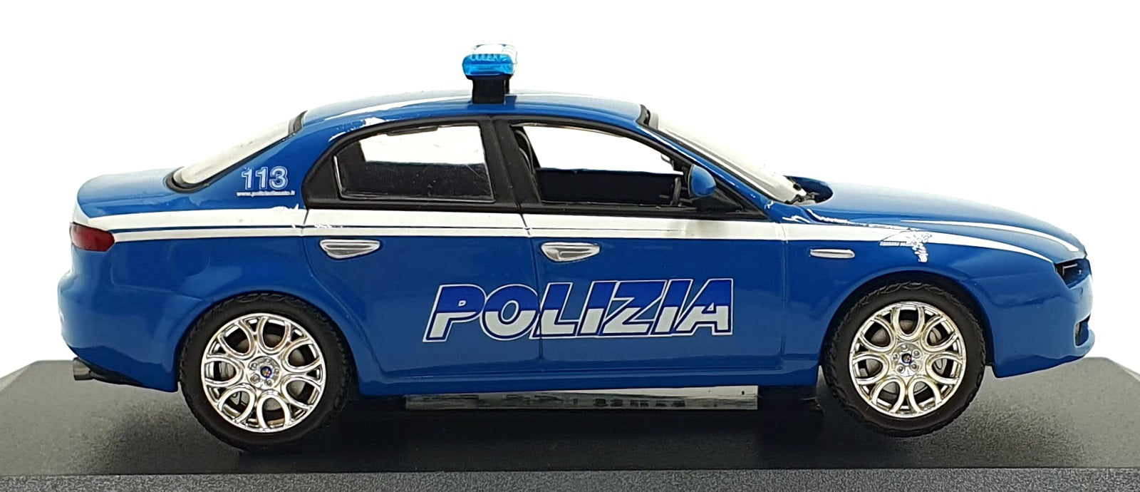 Norev 1/43 Scale 790028 - Alfa Romeo 159 Q4 Polizia Car #113