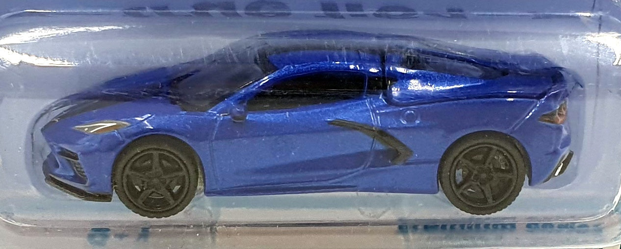 Auto World 1/64 Scale AW64362 - 2020 Chevrolet Corvette - Met. Blue