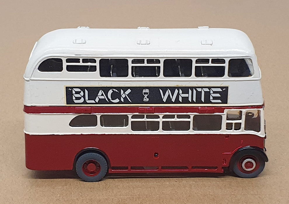 Anbrico 1/76 Scale Built Kit DD42 - Crossley D/Deck Bus - White/Maroon