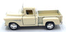 Kinsmart 1/32 Scale Pull Back & Go TY0237 1955 Chevrolet Stepside Pick Up Cream