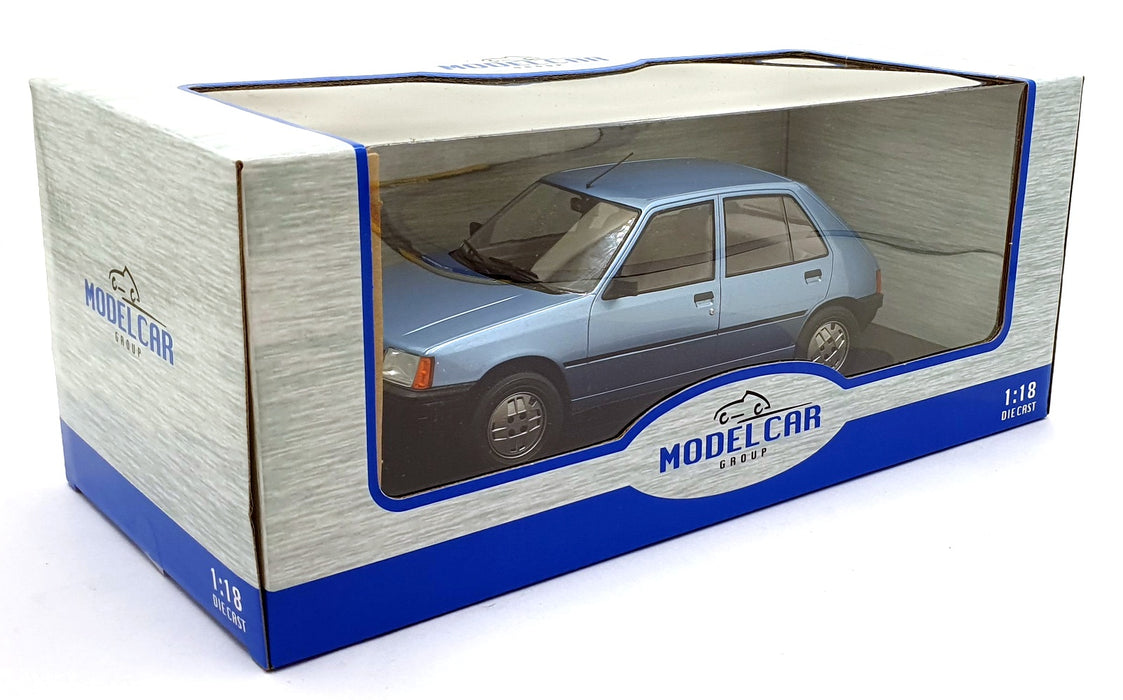 Model Car Group 1/18 Scale MCG18491 - Peugeot 205 - Met. Blue