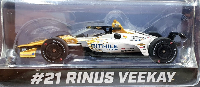 Greenlight 1/64 Scale 11572 NTT Indycar Series #21 R. Veekay - White/Blue
