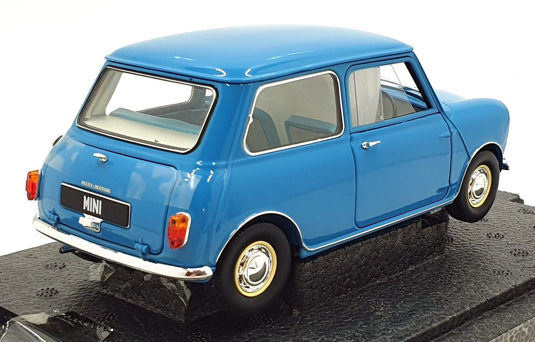 Kyosho 1/18 Scale 08964BL - Morris Mini Minor - Blue
