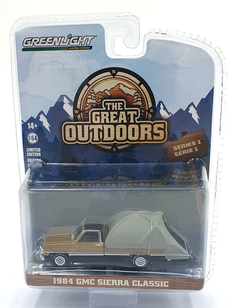 Greenlight 1/64 Scale 38010-C - 1984 GMC Sierra Classic - Gold