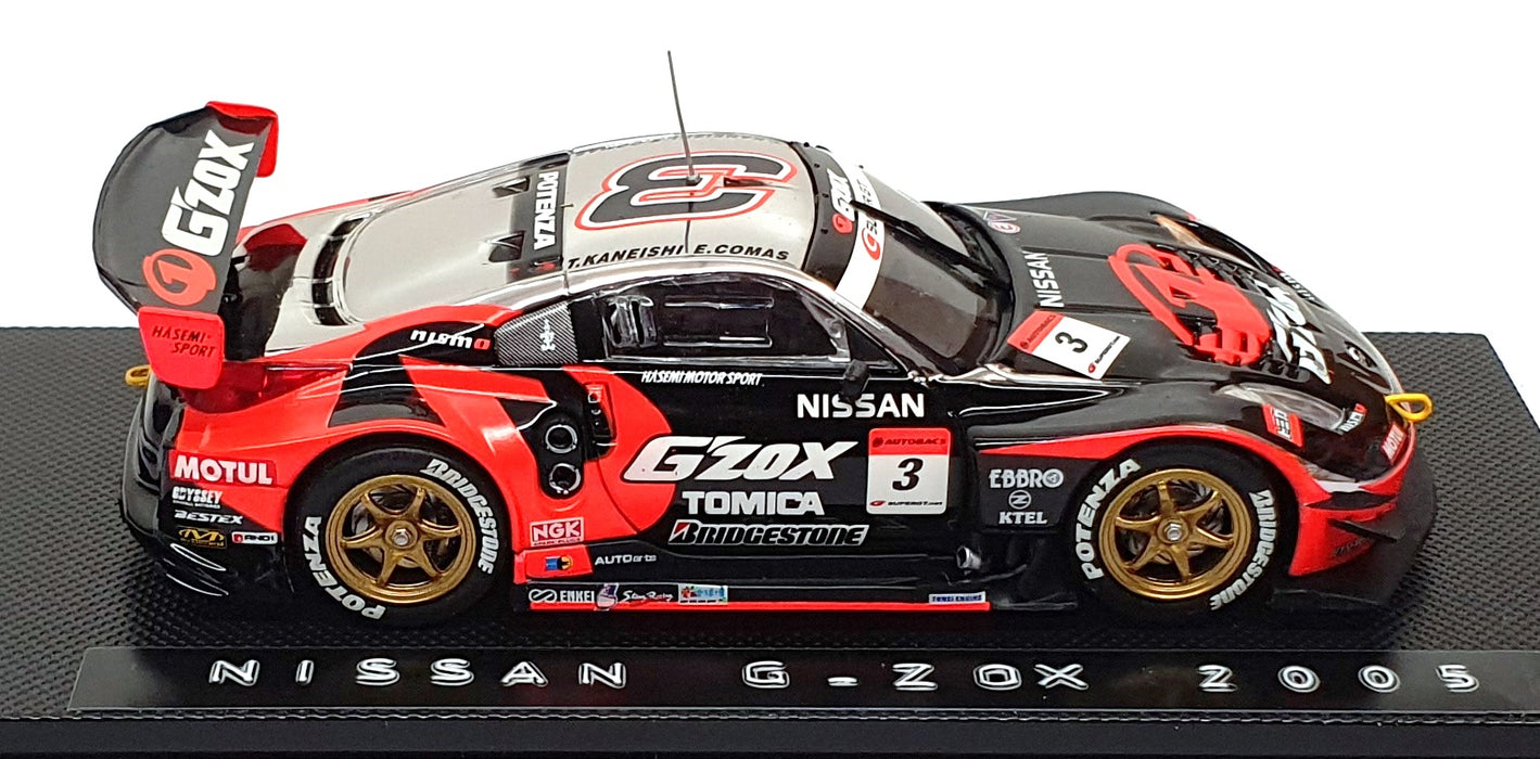 Ebbro 1/43 Scale 730 - Nissan G-Zox Hasemi Z SuperGT'05 #3 - Black/Red