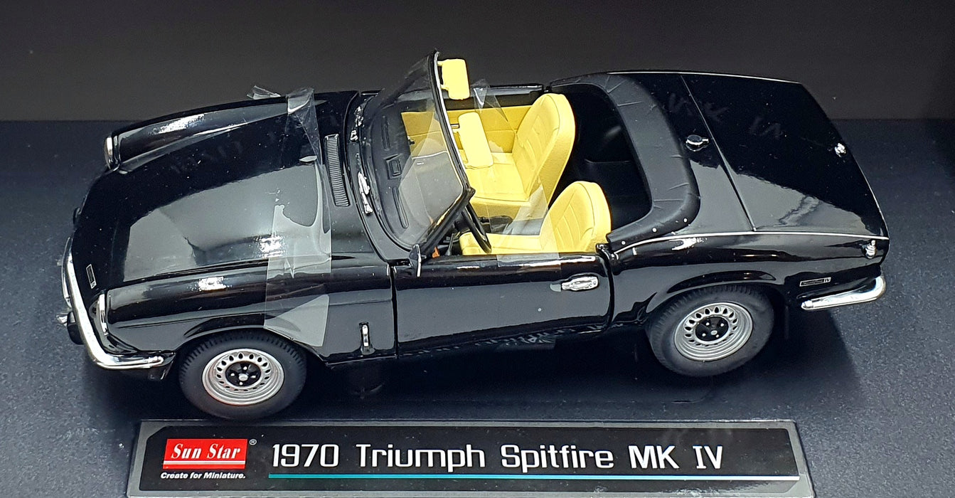 Sun Star 1/18 Scale Diecast 1046 - 1970 Triumph Spitfire MK IV - Black
